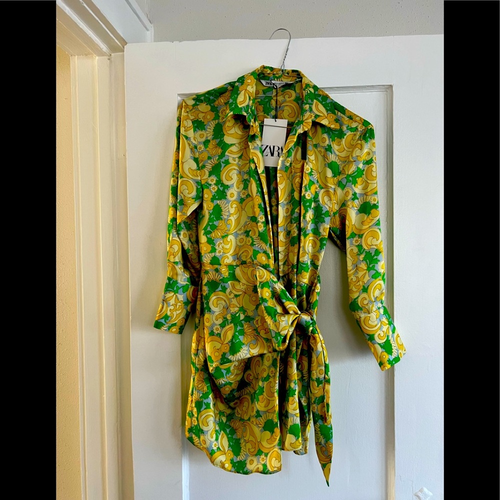 Zara Wrap Dress. Never worn!